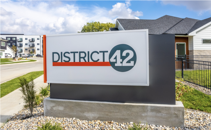 District 42 Sign
